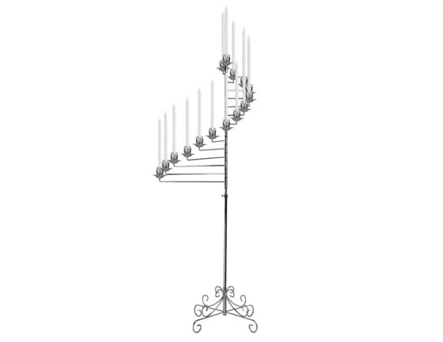 Where to rent Candelabra Pink 15-Light Spiral  pair in Fort Madison IA