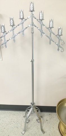 Where to rent Candelabra Silver 7-Light Adj  pair in Fort Madison IA