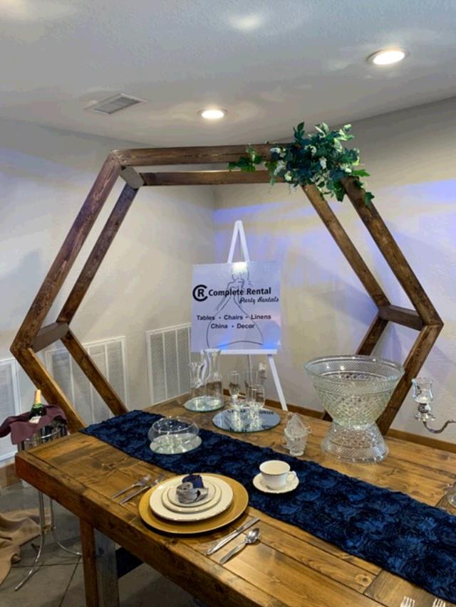 Where to rent Hexagon Wedding Arch in Fort Madison IA